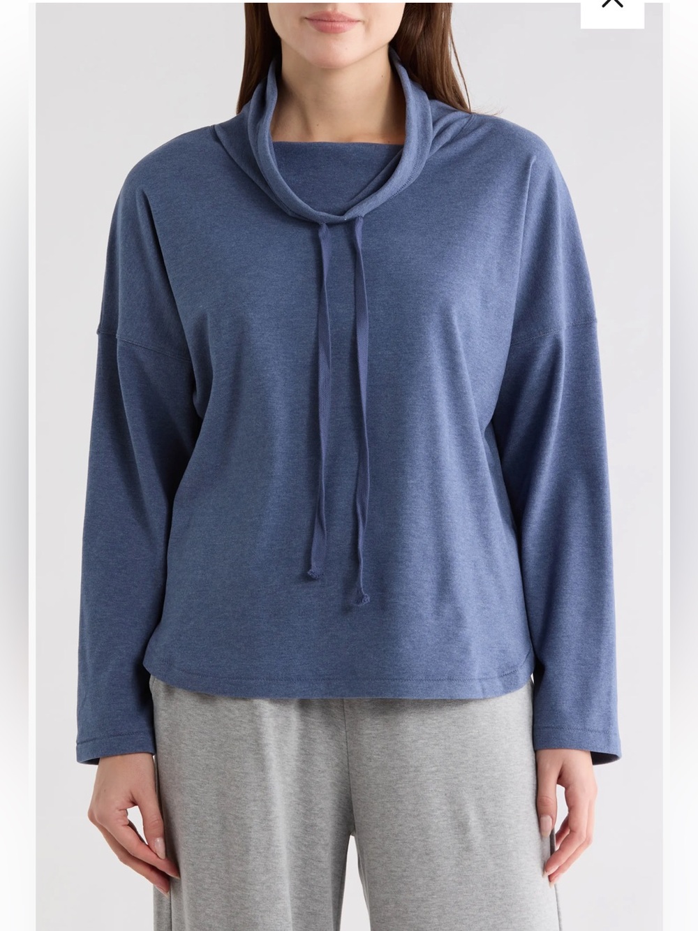NWT max studio funnel neck sweater size L